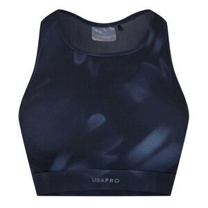 USA Pro Womens/Ladies Core Sports Bra / Black